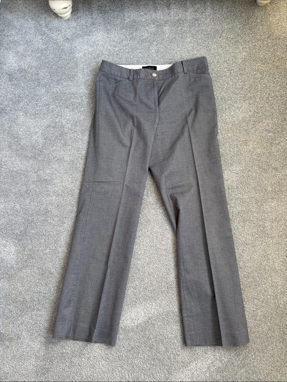 Women’s Classic Gray Dress Pants - Tailored Straight Fit